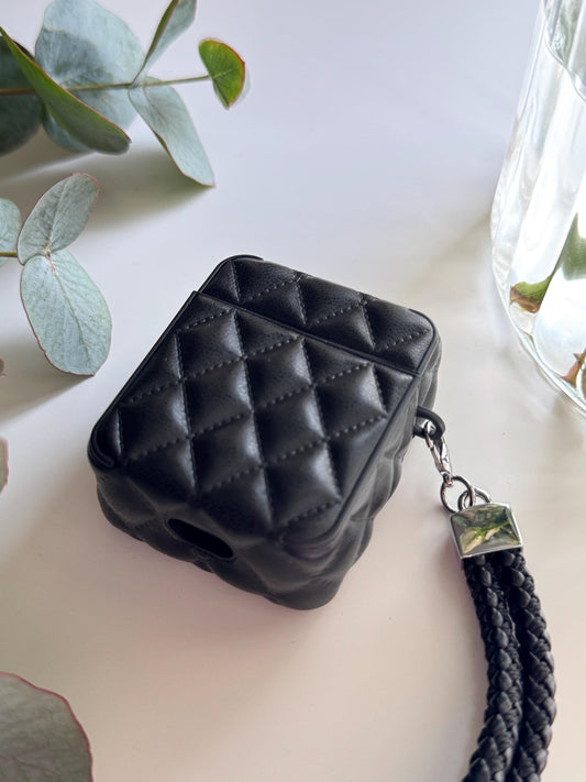 Black Jacket Airpod Case