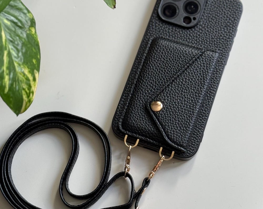 Crossbody Leather Phone Case