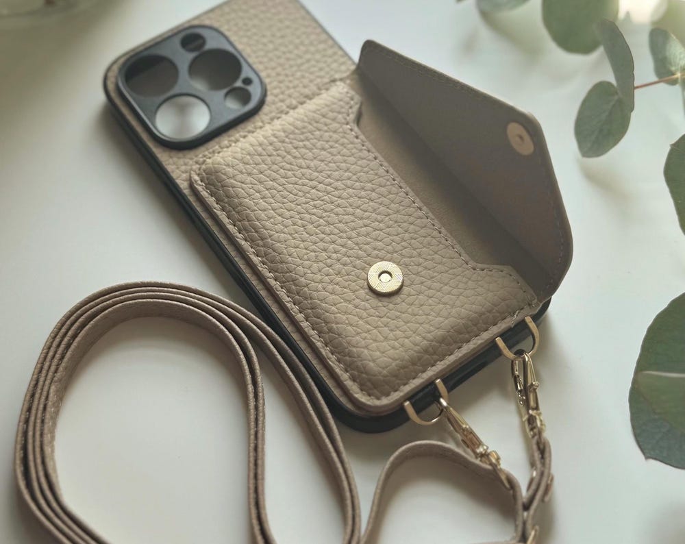 Crossbody Leather Phone Case